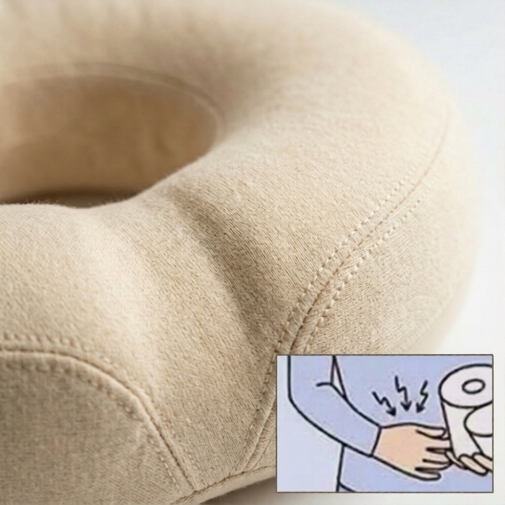 Dettaglio del materiale morbido e finiture premium